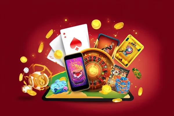 A dramatic shot of winning sevens landing on a slot reel surrounded by shining gold coins, symbolizing big wins.